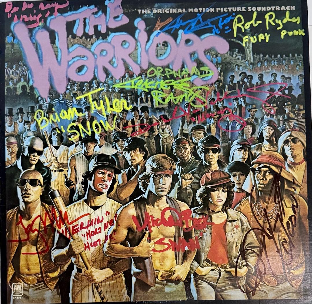 The Warriors cast signed album (signed by 9) - Beckett COA